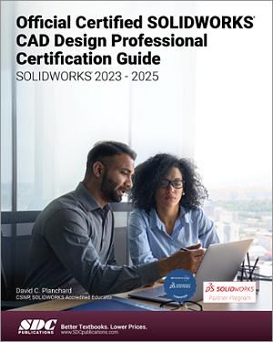 Official Certified SOLIDWORKS CAD Design Professional Certification Guide book cover