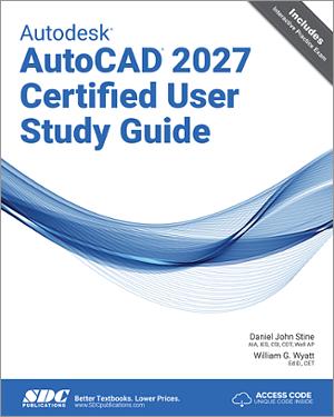 Autodesk AutoCAD 2027 Certified User Study Guide book cover