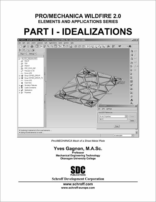 Pro/MECHANICA Structure Wildfire 2.0 Elements and Applications Series - Part 1 book cover