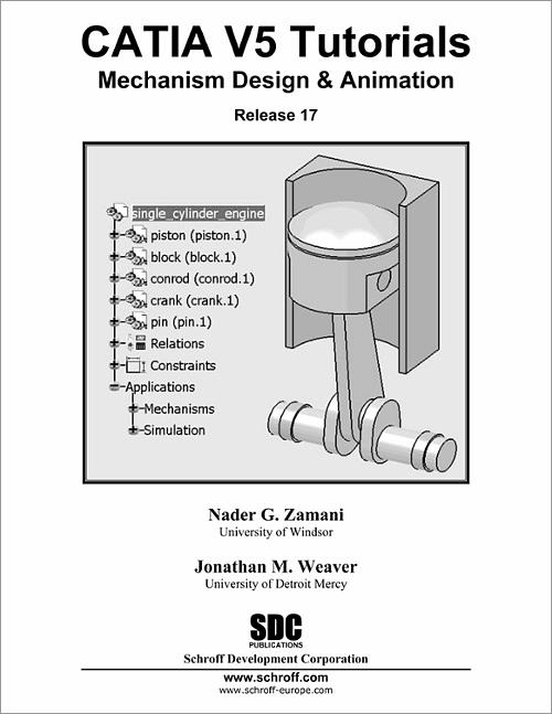 CATIA V5 Tutorials Mechanism Design & Animation Release 17 book cover