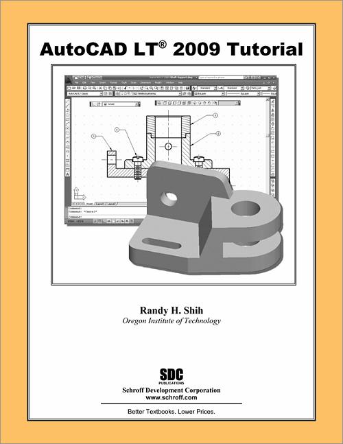 AutoCAD LT 2009 Tutorial book cover