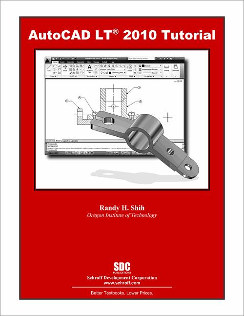 AutoCAD LT 2010 Tutorial book cover