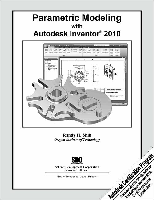 Parametric Modeling with Autodesk Inventor 2010 book cover