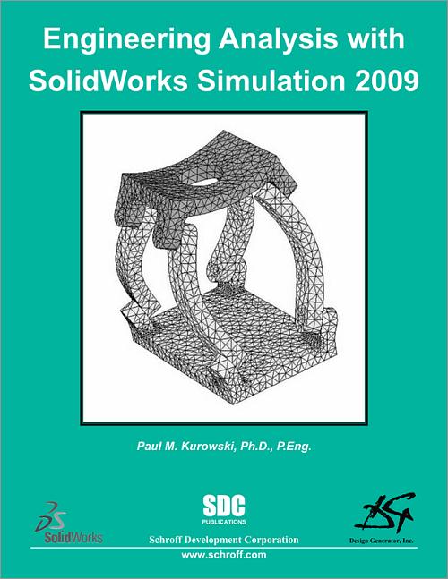 Engineering Analysis with SolidWorks Simulation 2009 book cover