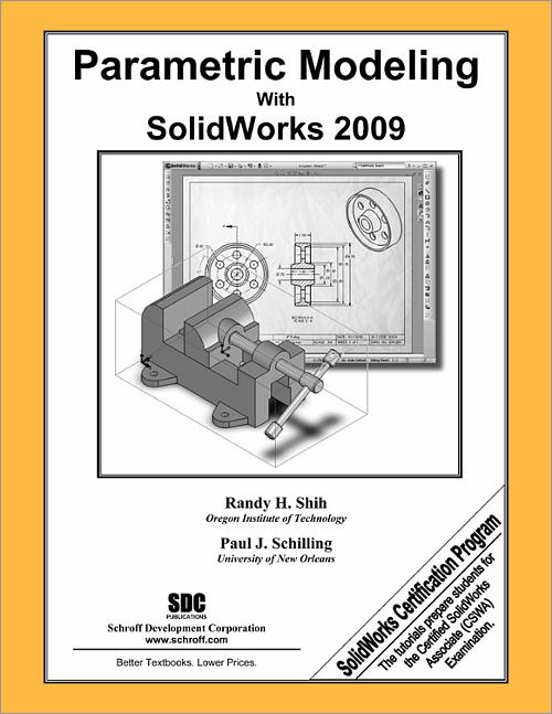 Parametric Modeling with SolidWorks 2009 book cover