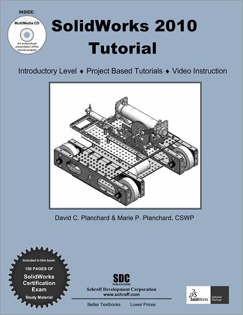 SolidWorks 2010 Tutorial and Multimedia CD book cover