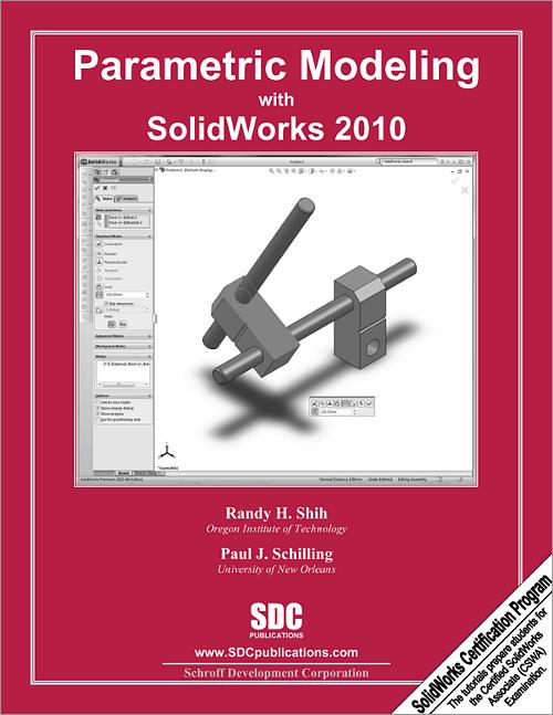 Parametric Modeling with SolidWorks 2010 book cover