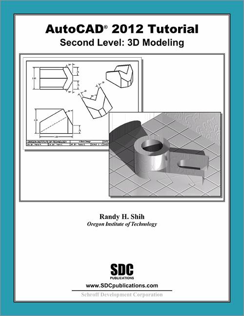 AutoCAD 2012 Tutorial - Second Level: 3D Modeling book cover