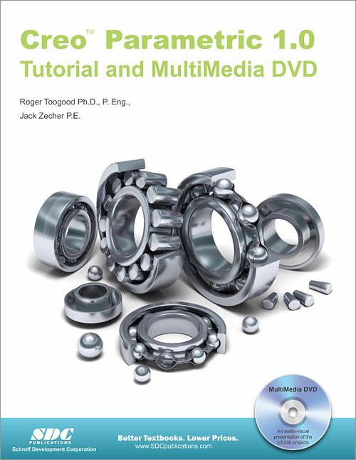 Creo Parametric 1.0 Tutorial and MultiMedia DVD book cover