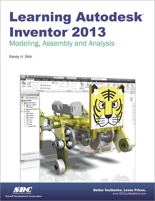 Learning Autodesk Inventor 2013 book cover