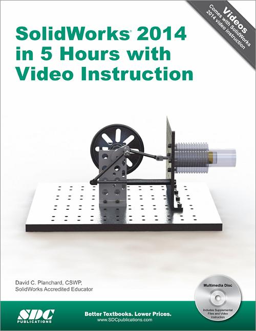 SolidWorks 2014 in 5 Hours with Video Instruction book cover