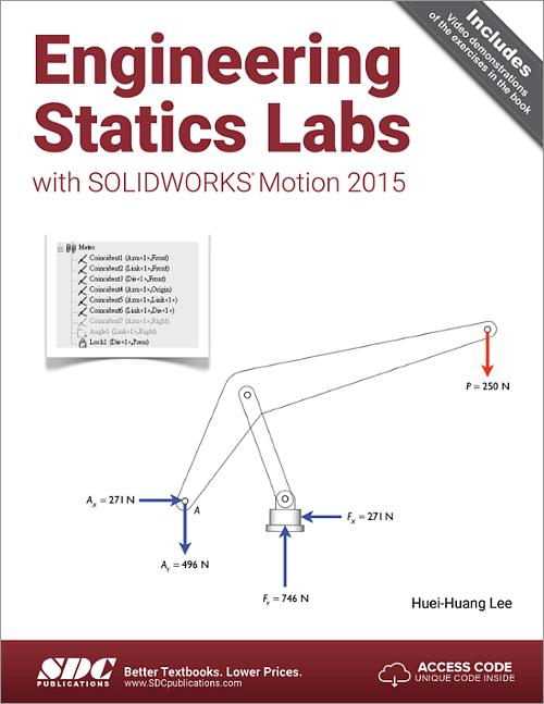 Engineering Statics Labs with SOLIDWORKS Motion 2015 book cover