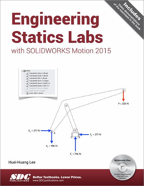 Engineering Statics Labs with SOLIDWORKS Motion 2015 book cover