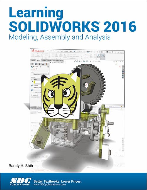 Learning SOLIDWORKS 2016 book cover