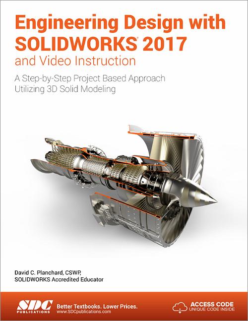 Engineering Design with SOLIDWORKS 2017 and Video Instruction book cover