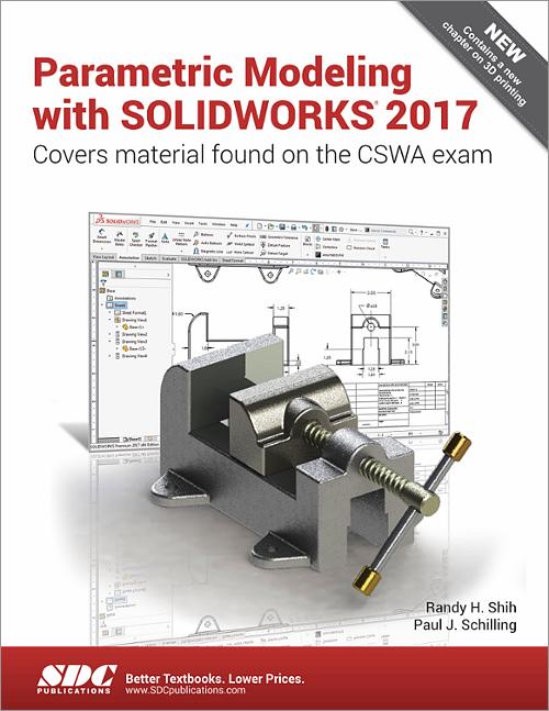 Parametric Modeling with SOLIDWORKS 2017 book cover
