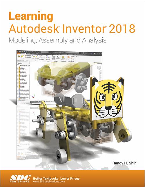Learning Autodesk Inventor 2018 book cover