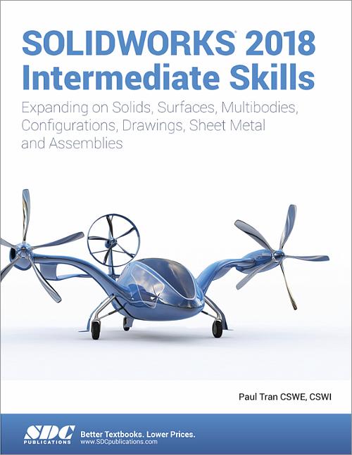 SOLIDWORKS 2018 Intermediate Skills book cover