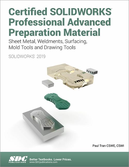 Certified SOLIDWORKS Professional Advanced Preparation Material book cover