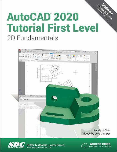 AutoCAD 2020 Tutorial First Level 2D Fundamentals book cover