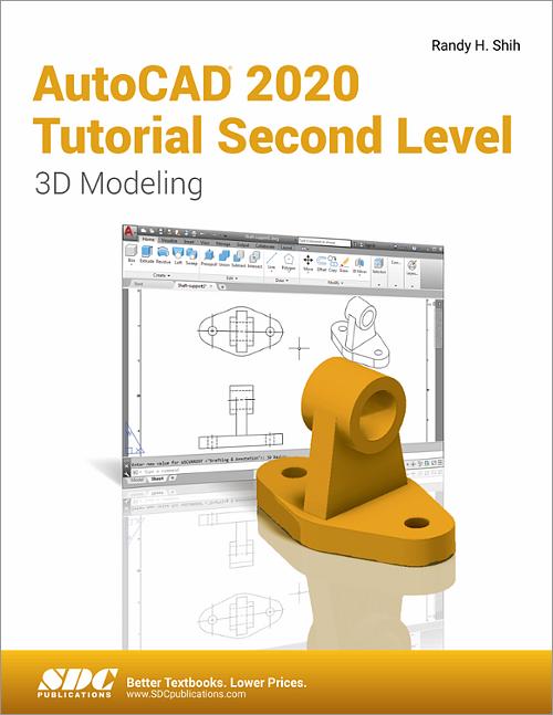 AutoCAD 2020 Tutorial Second Level 3D Modeling book cover