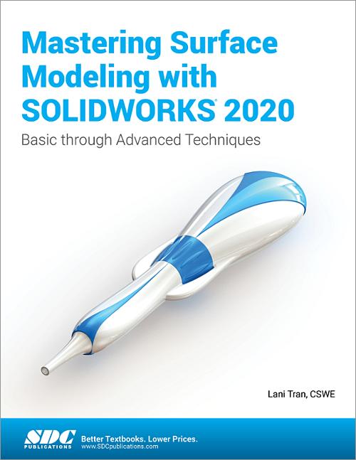 Mastering Surface Modeling with SOLIDWORKS 2020 book cover