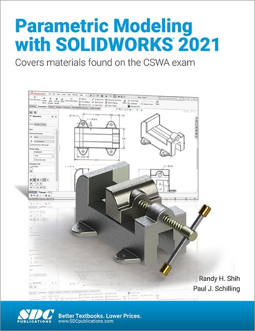Parametric Modeling with SOLIDWORKS 2021 book cover