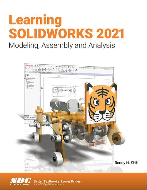 Learning SOLIDWORKS 2021 book cover