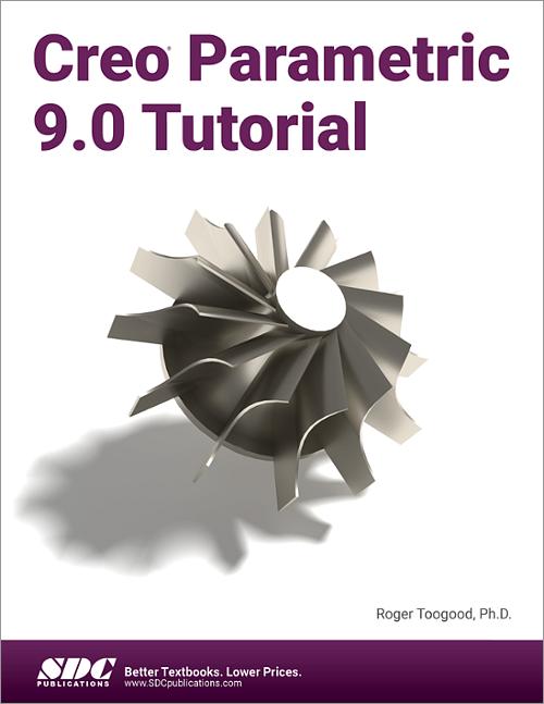 Creo Parametric 9.0 Tutorial book cover