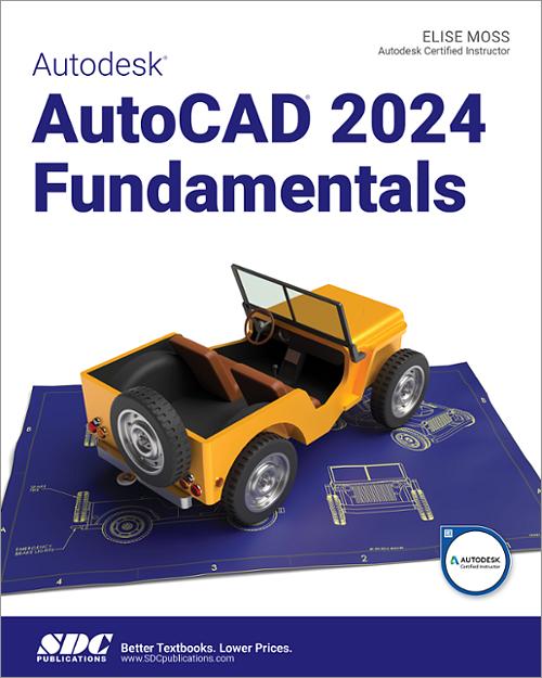 Autodesk AutoCAD 2024 Fundamentals book cover