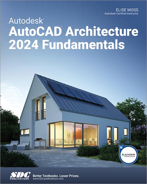 Autodesk AutoCAD Architecture 2024 Fundamentals book cover