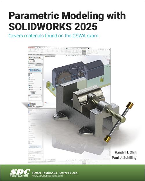 Parametric Modeling with SOLIDWORKS 2025 book cover