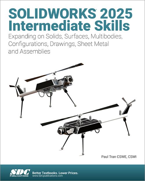 SOLIDWORKS 2025 Intermediate Skills book cover