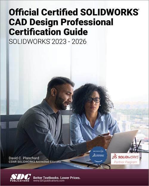 Official Certified SOLIDWORKS CAD Design Professional Certification Guide book cover