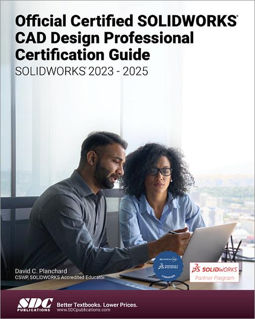 Official Certified SOLIDWORKS CAD Design Professional Certification Guide book cover