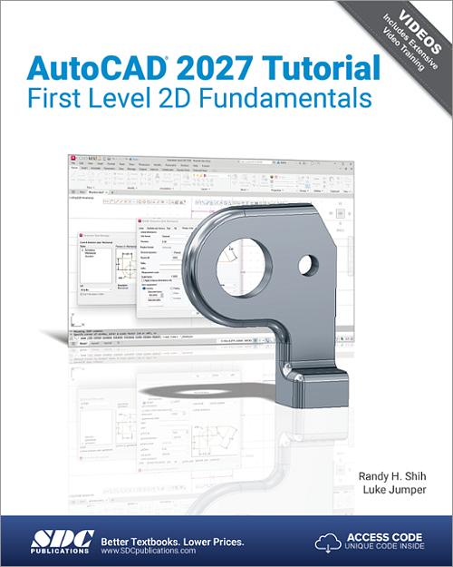 AutoCAD 2027 Tutorial First Level 2D Fundamentals book cover