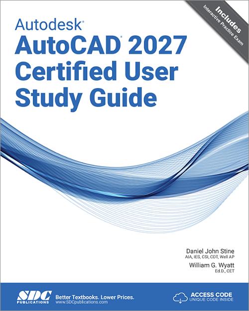 Autodesk AutoCAD 2027 Certified User Study Guide book cover