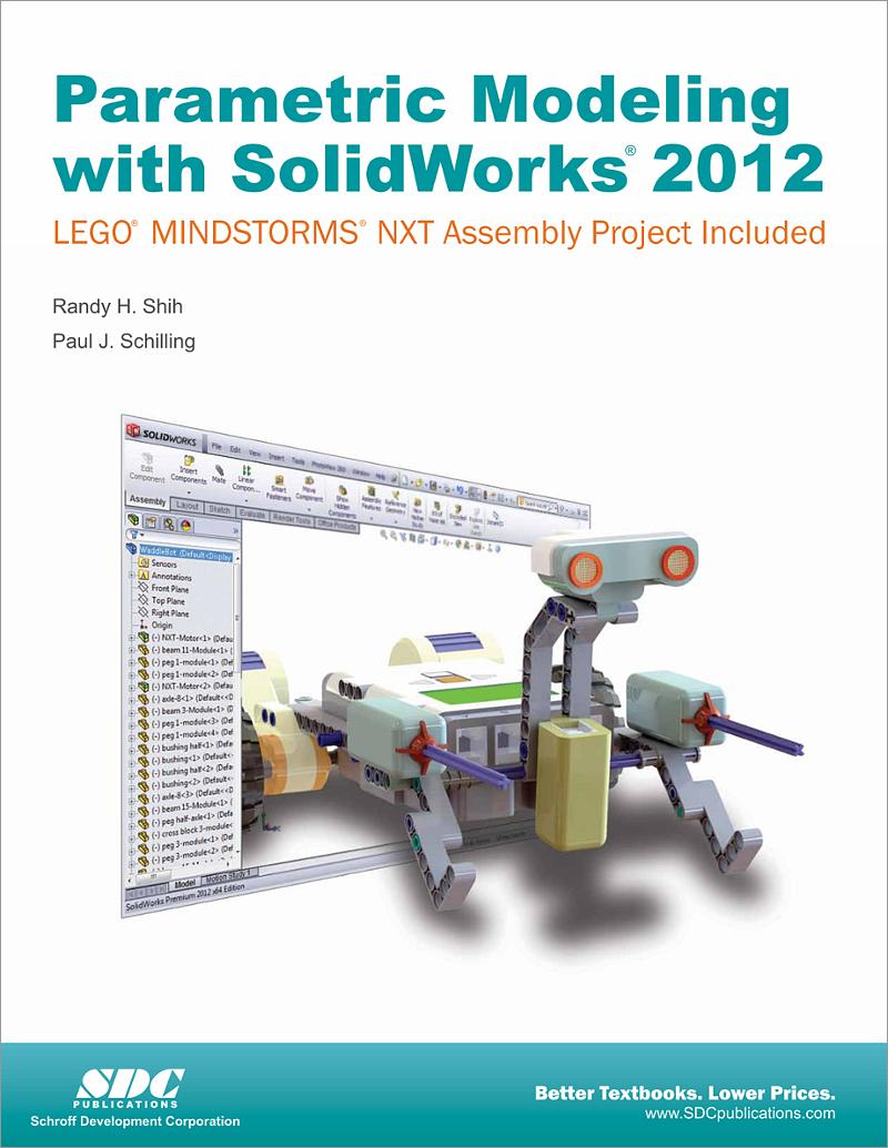 Parametric modeling with solidworks 2012 book 9781585036998 sdc