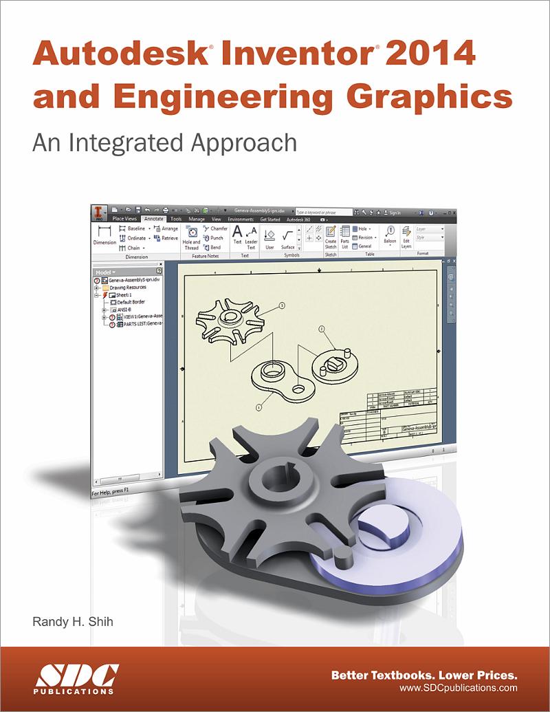 Parametric Modeling with Autodesk Inventor 2014, Book 9781585037995 ...