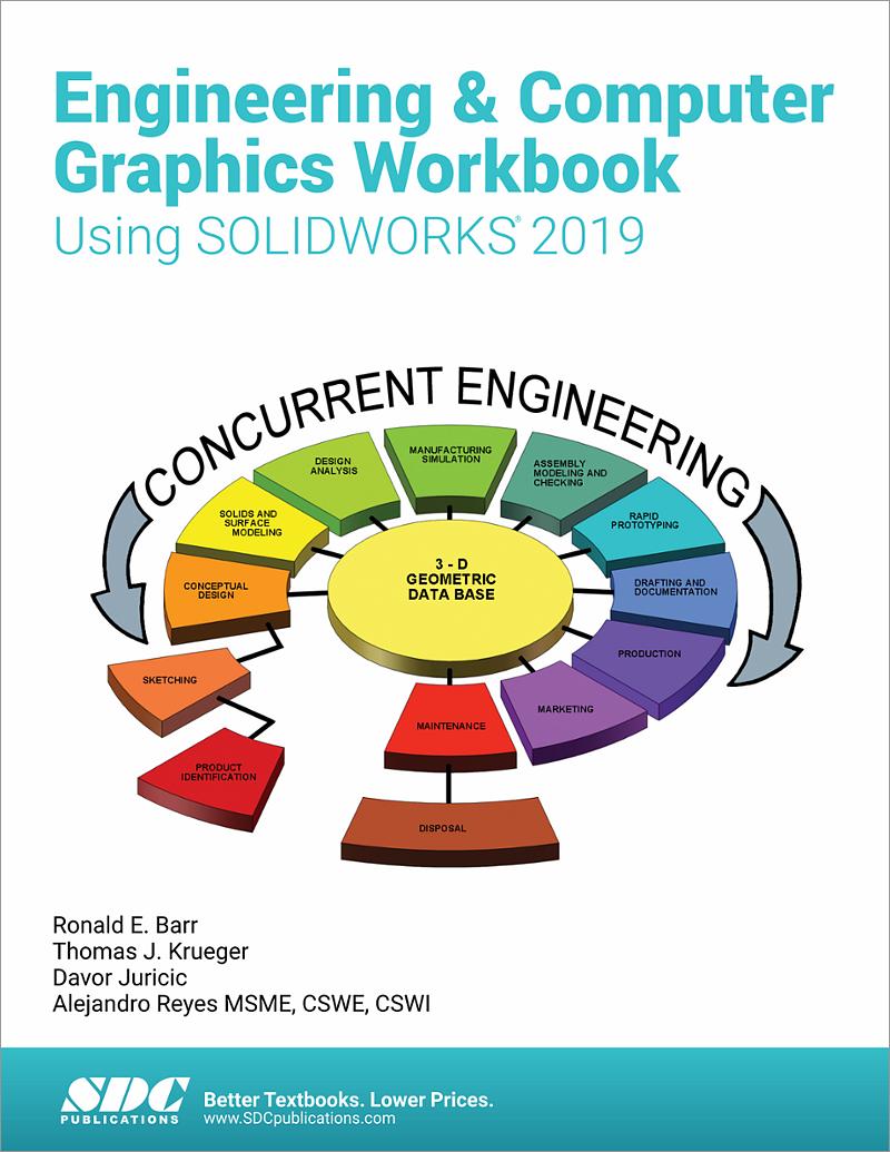 Engineering & Computer Graphics Workbook Using SOLIDWORKS 2019, Book