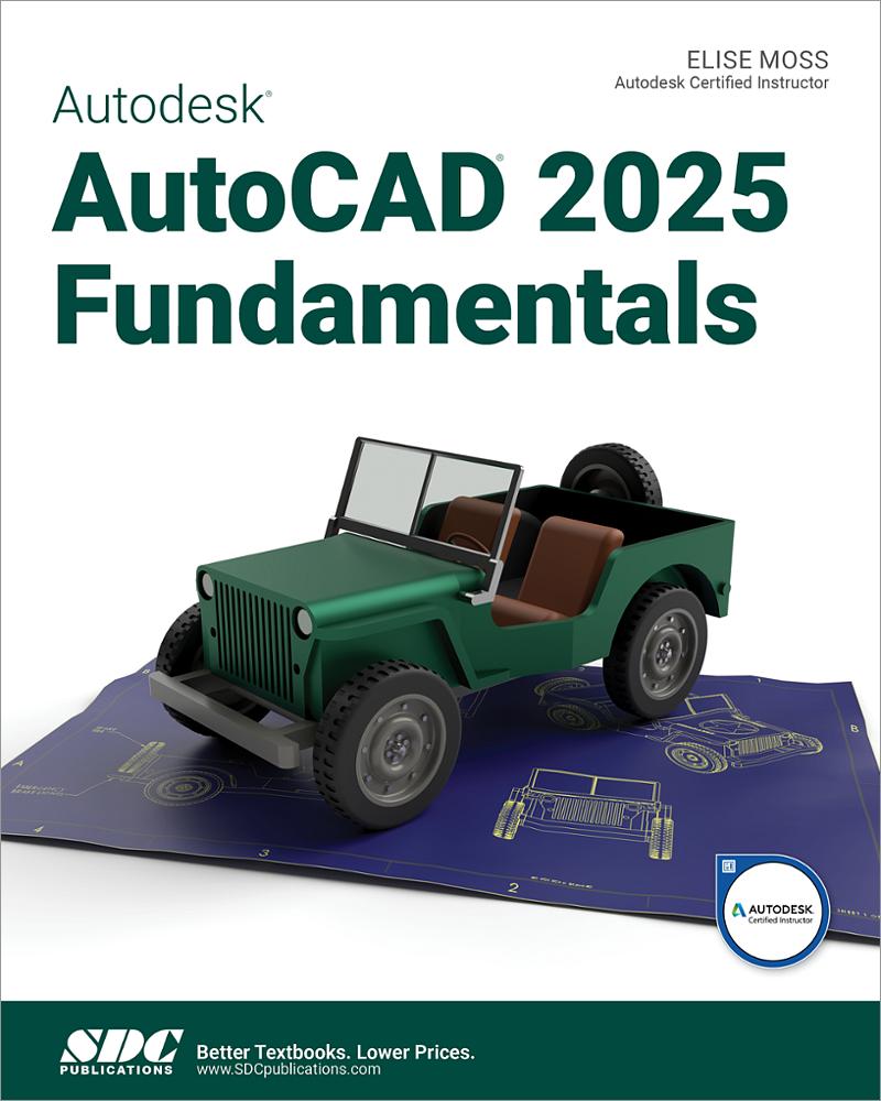 AutoCAD 2025 Instructor, Book 9781630576493 SDC Publications