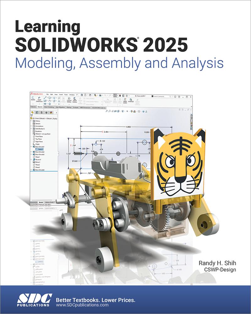 Learning SOLIDWORKS 2025, Book 9781630577100 - SDC Publications