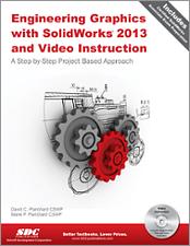 Engineering Graphics with SolidWorks 2013 and Video Instruction book cover