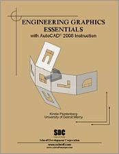 Engineering Graphics Essentials with AutoCAD 2008 Instruction book cover