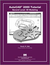 AutoCAD 2009 Tutorial - Second Level: 3D Modeling book cover