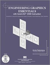 Engineering Graphics Essentials with AutoCAD 2009 Instruction book cover