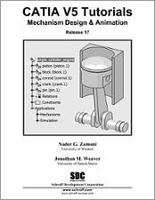CATIA V5 Tutorials Mechanism Design & Animation Release 17 book cover