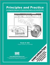 Principles and Practice: An Integrated Approach to Engineering Graphics and AutoCAD 2011 book cover