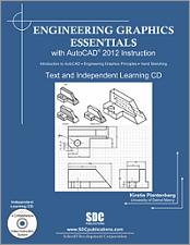 Engineering Graphics Essentials with AutoCAD 2012 Instruction book cover