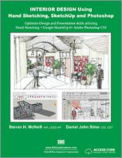 Interior Design Using Hand Sketching, SketchUp, and Photoshop book cover